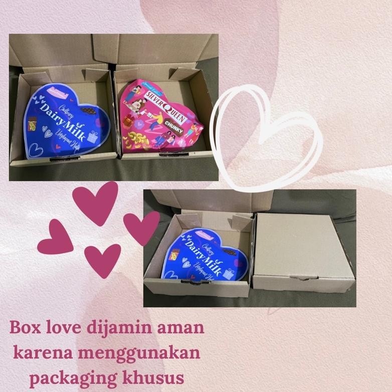 

SALE GIFTBOX SPECIAL LOVE EDITION // DAIRYMILK SILVERQUEEN // VALENTINE ULANGTAHUN WEDDING ANNIVERSARY ed-7