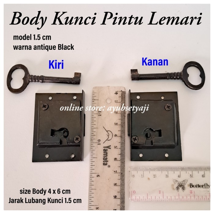 My Body Kunci Pintu Size 1.5Cm Lemari Drawer Lock Laci Antik Gembok Unik