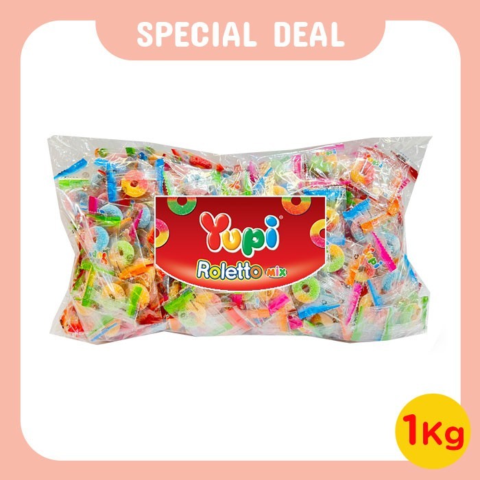 

Sale Yupi Roletto Mix Iwp1000Gram
