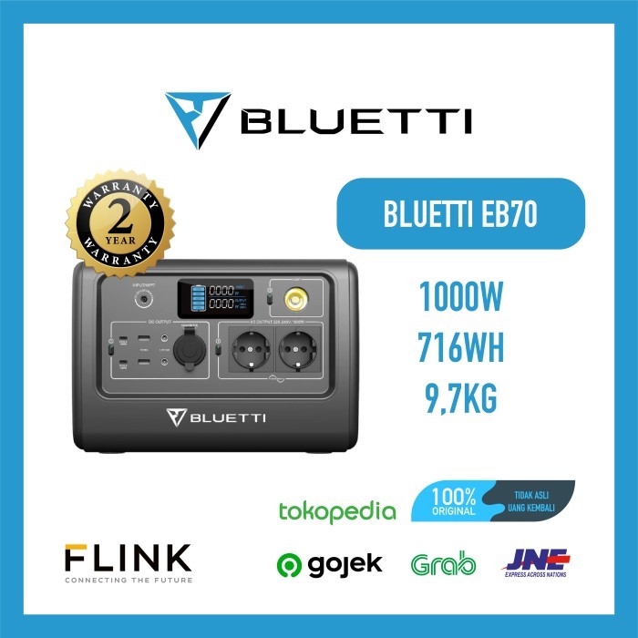 BLUETTI EB70 Portable Power Station 1000W 716Wh