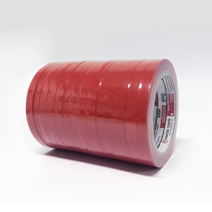 

(DUS) NACHI BAKERY TAPE HARD PVC TAPE 9 MM X 50 YARD MERAH