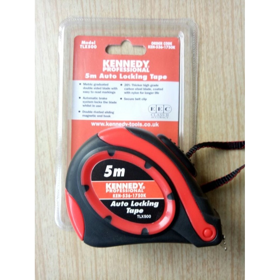

KENNEDY-PRO.5M NYLON COATED DOUBLE SIDED STEEL TAPE. STOCK JAKARTA