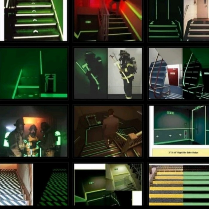 

LAKBAN STICKER FOSFOR (GLOW IN THE DARK) SIKER GLOW TAPE 5CM X 10MTR