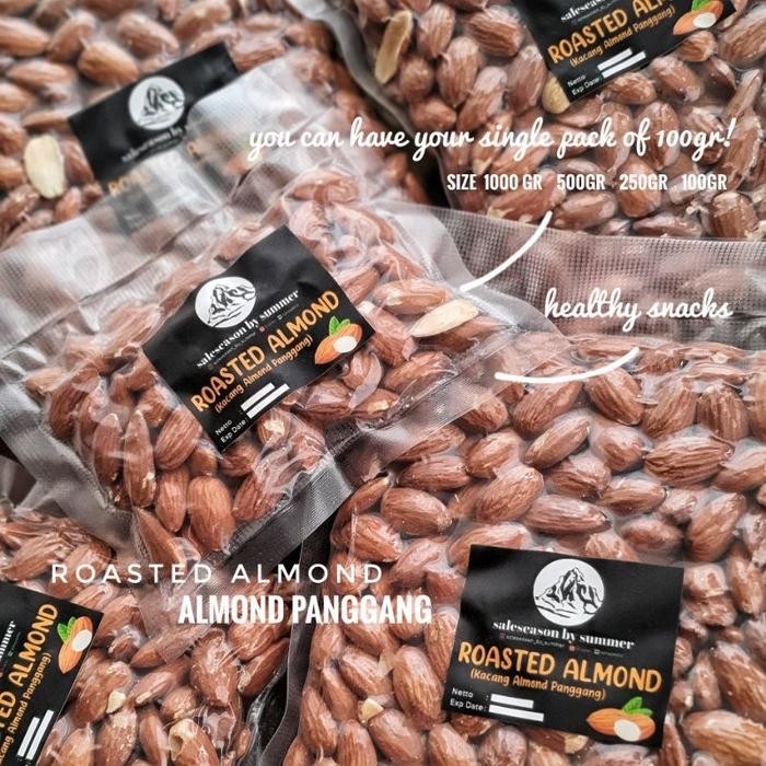 

Ready Stock Roasted Almond 500Gr Almond Panggang 500Gr Food Kacang Cod