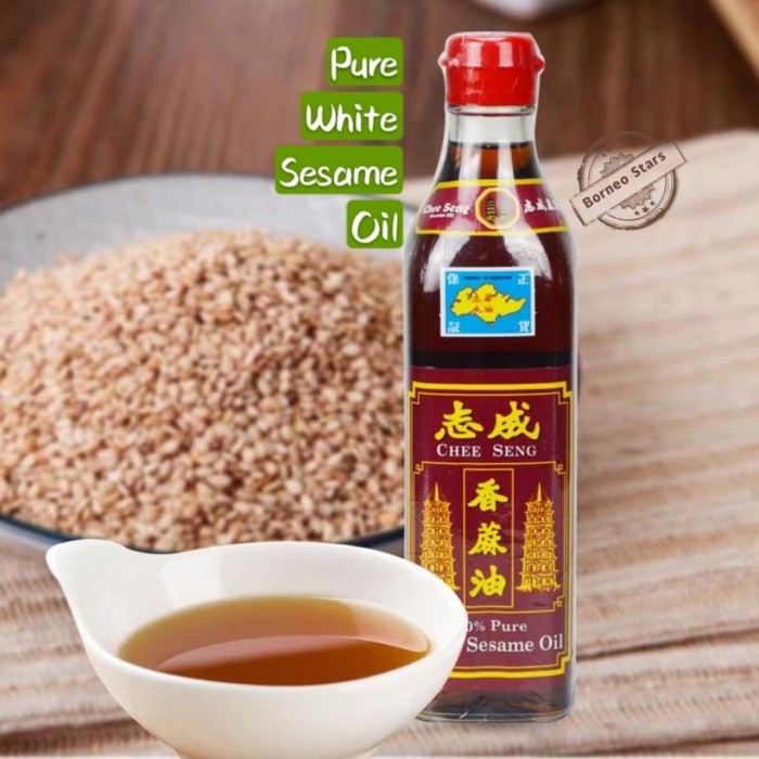 

Chee Seng Pagoda Pure White Sesame Oil Minyak Wijen Putih