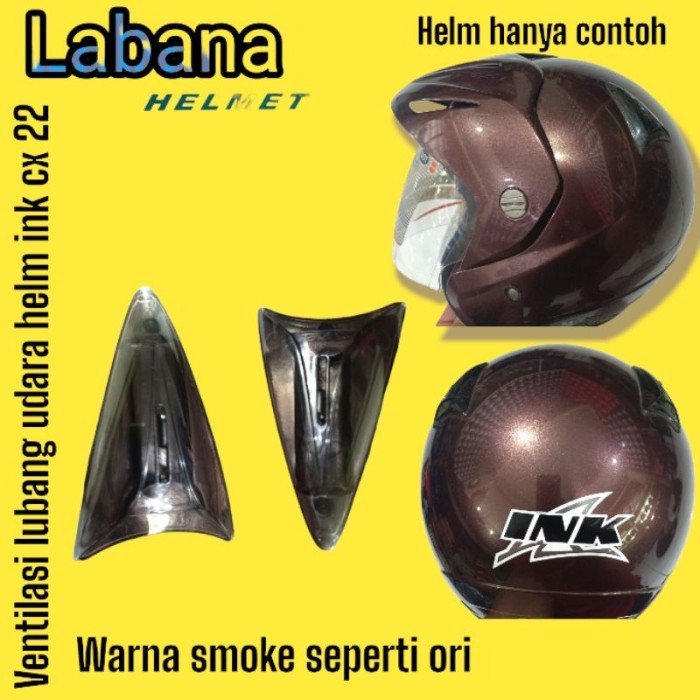 TERUJI ASESORIS HELM PERLENGKAPAN HELM VENTILASI INK CX22 TANDUK INK CX 22