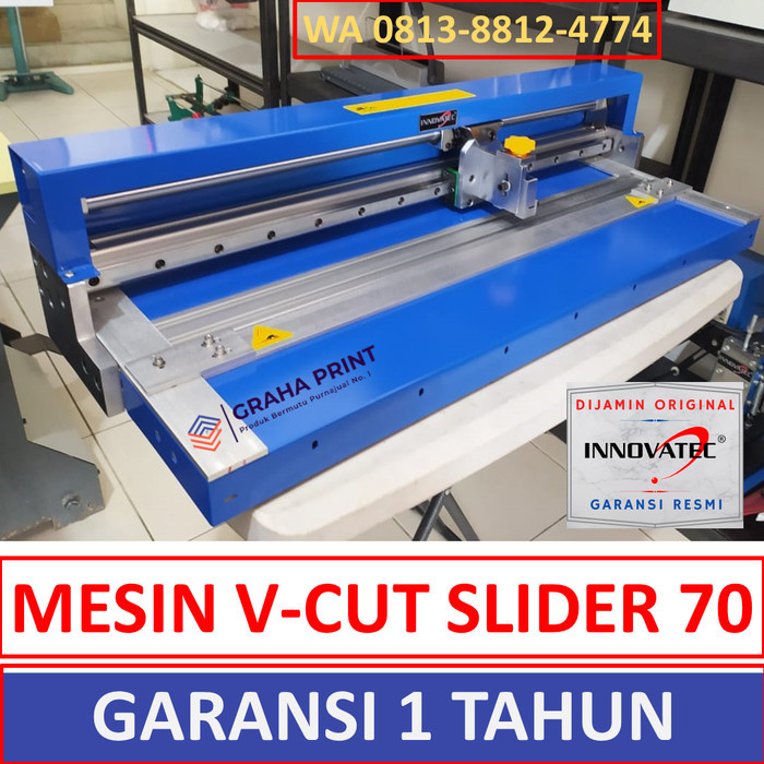 

HOT SALE! Mesin Pemotong VCut Slider INNOVATEC Potong Karton V Cut Kompressor