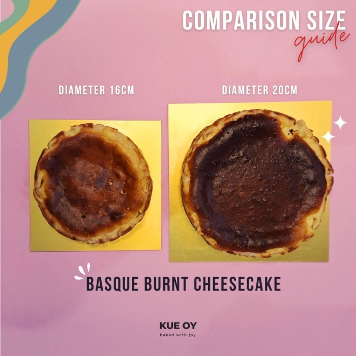 

Basque Burnt Cheesecake - Dessert / Birthday Cake / Kue Keju