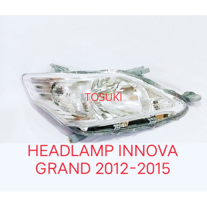 HEADLAMP INNOVA GRAND 2012 2013 2014 2015 HEAD LAMP INOVA LAMPU UTAMA