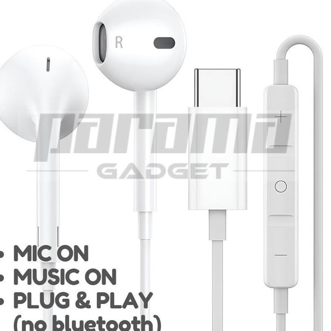 Earphone Handsfree Headset For Iphone 15 16 Ori 200% Berkualitas