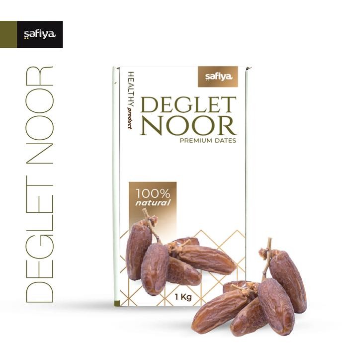 

Safiya Kurma Tunisia Tangkai 1 Kg Deglet Noor Makanan