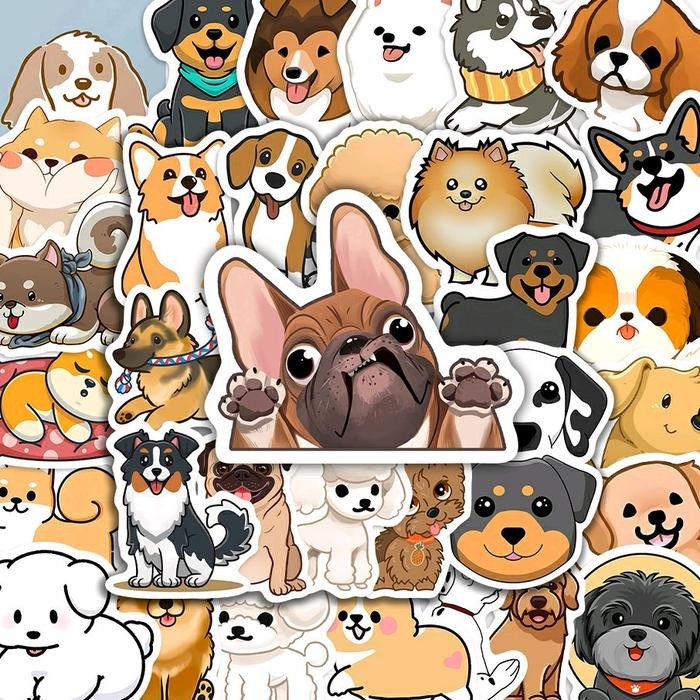 SPECIAL Stiker Pack Anjing Lucu Stiker Anjing Cutes Stiker High Quality, Stiker Aesthetic Stiker