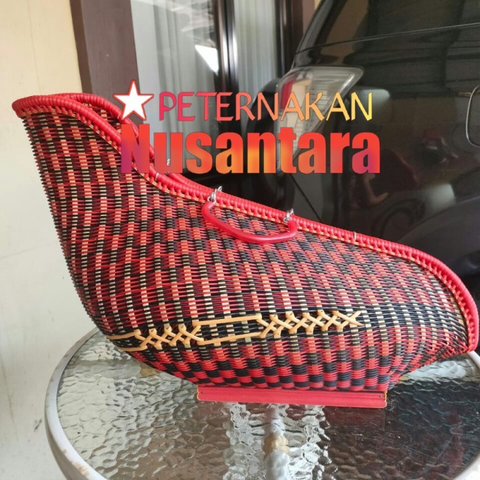 TAS/KISO/KISA AYAM BANGKOK/ADUAN/KERANJANG PEMBAWA AYAM JAGO FIBER ORIGINAL QUALITY