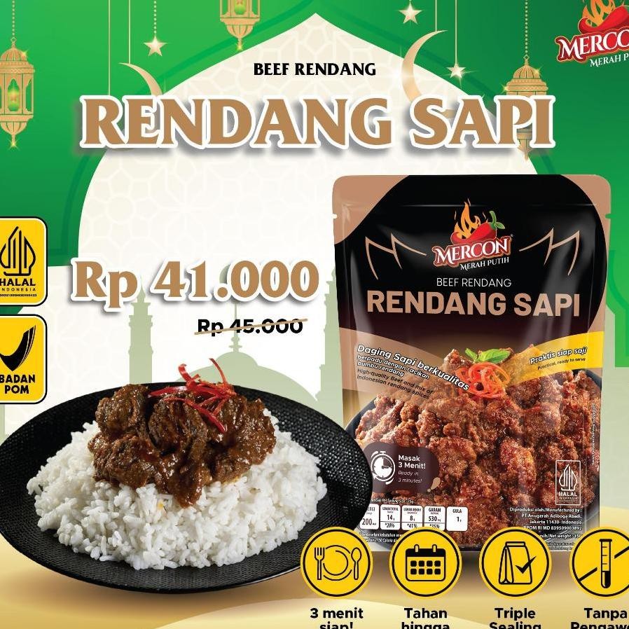 

Mercon Merah Putih Atuan Lited Edition Rendang Api