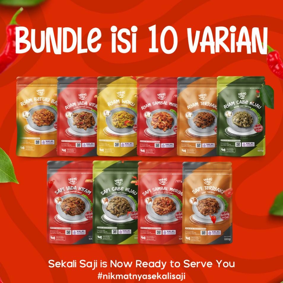 

Eali Aji Bundling All Varian Ayam Api Ii 10 Lau Mateng Nt 100Gr Maanan Iap Aji