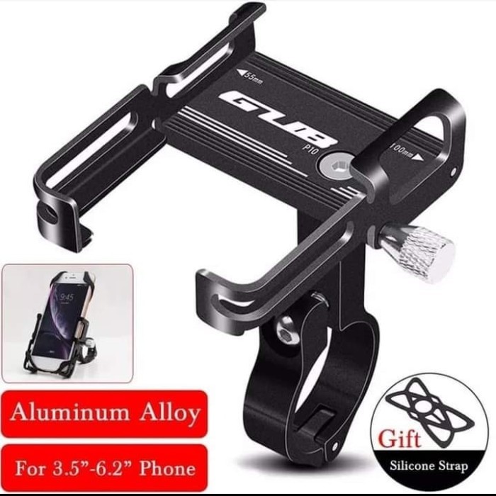 Gub P10 Holder Hp/Handphone / Gps Motor Adv150 Pcx Vixion Dll