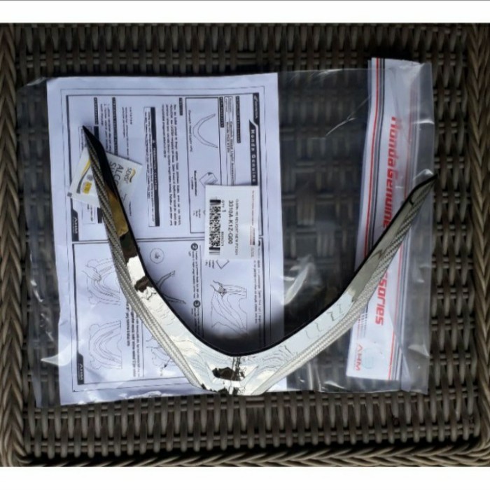 Garnish Headlight Lampu Depan Pcx 160 Chrome Ori Ahm 3310A-K1Z-G00