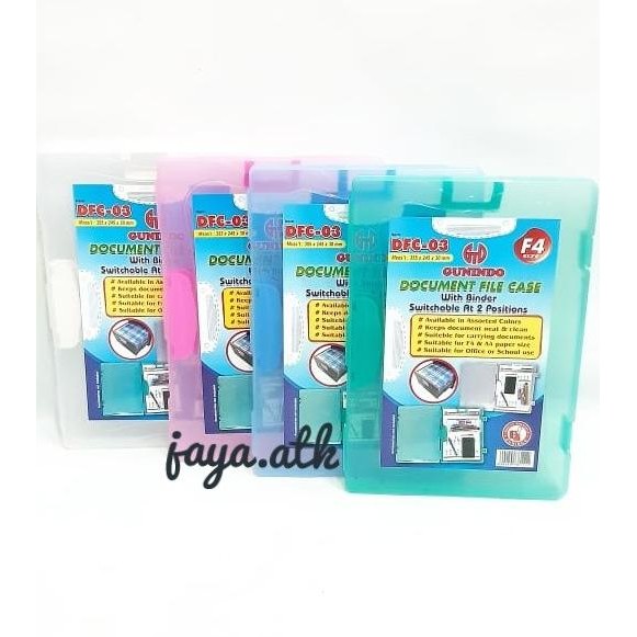 MAP PLASTIK DOKUMEN FILE CASE HARD COVER FOLIO DFC-003 PLUS BINDER STOK TERBATAS