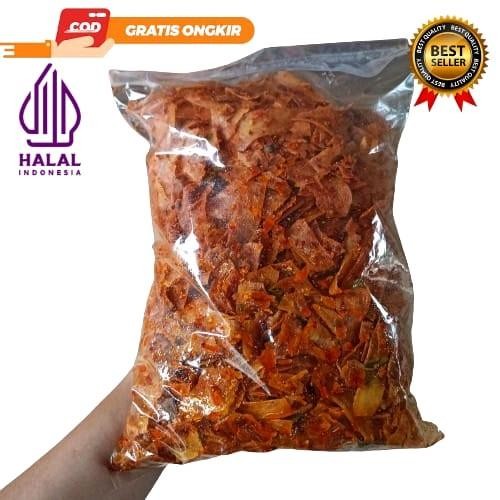 

1Kg Keripik Singkong Kriwil Pedas Daun Jeruk Cemilan Food