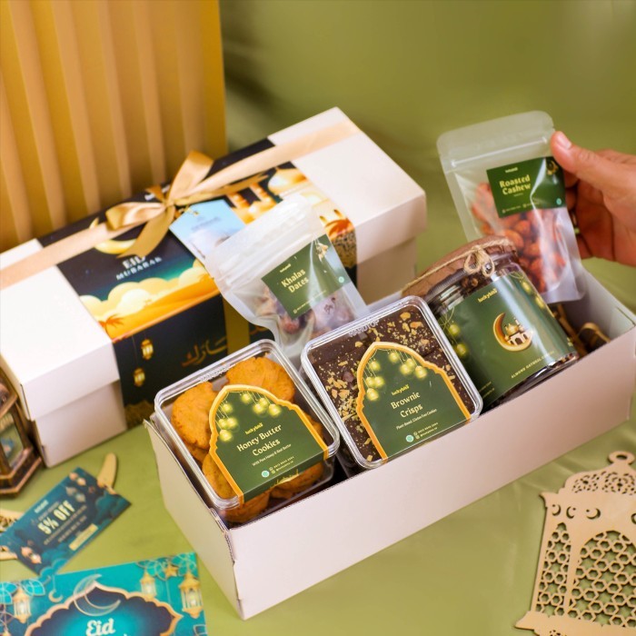 

Hampers Lebaran / Eid Hampers - Karim Limited Set - Semi Hardbox