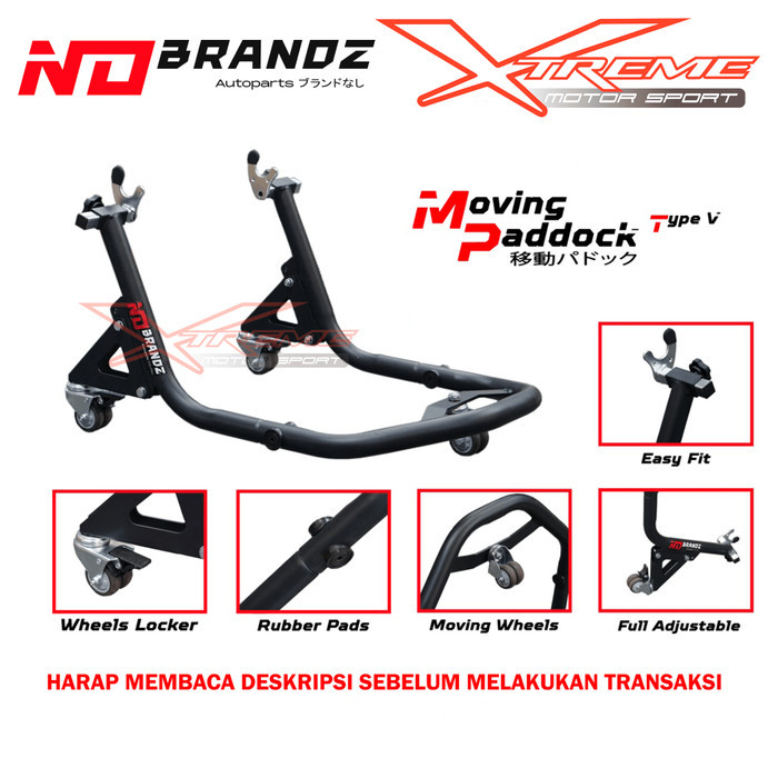 STANDART PADDOCK BELAKANG MOVING NO BRANDZ NINJA 250 FI ZX25R R25 KODE 930