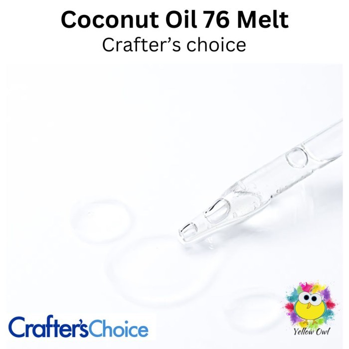 

terbaru !!! coconut oil 76 melt ( crafter's choice) ready