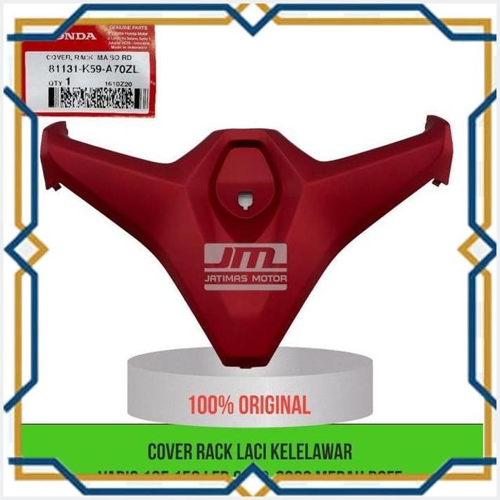 [JAT] COVER RACK LACI KELELAWAR VARIO 125 150 LED MERAH DOFF 81131-K59-A70ZL