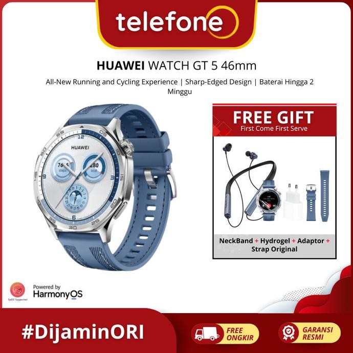 

HUAWEI WATCH GT 5 CERAMIC AND TITANIUM | PRO-LEVEL SPORTS |GOLD COURSE MAP | UP TO 2-WEEK BATTERY LIFE | 46MM STOK TERBATAS