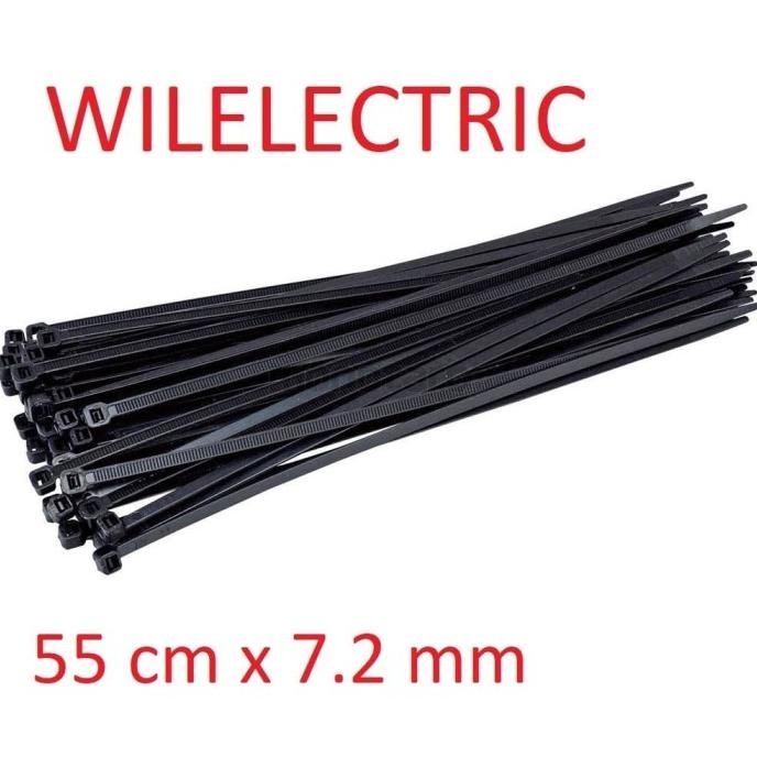 

TERBARU - Kabel ties / cable ties 55 cm x 7.2 mm 100 pcs UL standard