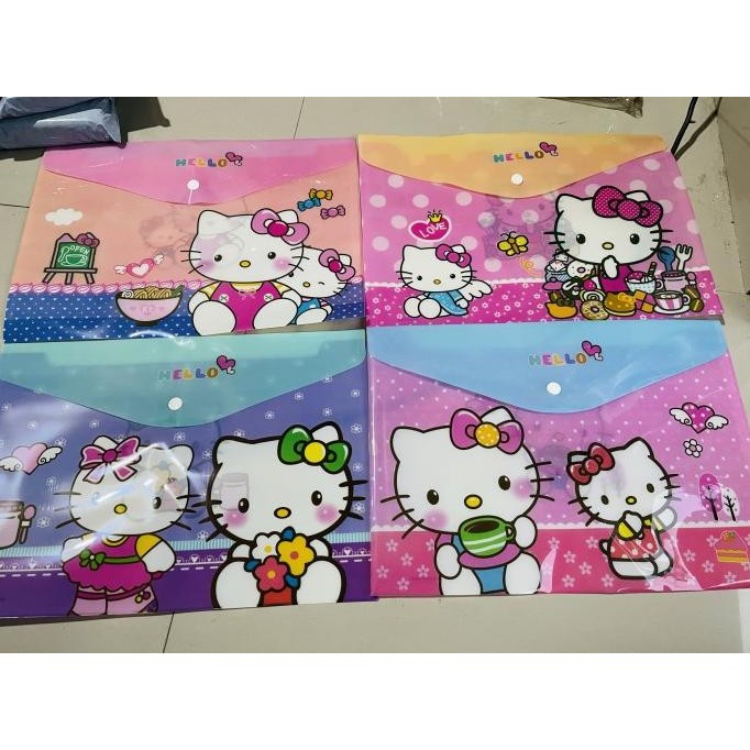 

MAP KANCING A4 MOTIF HELLO KITTY ISI 12 PC STOK TERBATAS