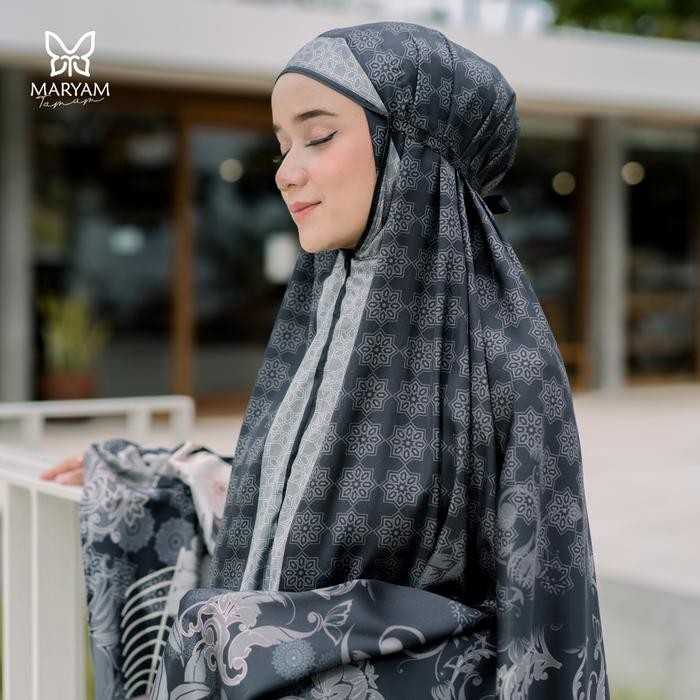 Maryam Tamam - (FREE SEJADAH) MUKENA SILK PREMIUM UMNIYAH PRAYER SET ORIGINAL MARYAM TAMAM - MUKENA