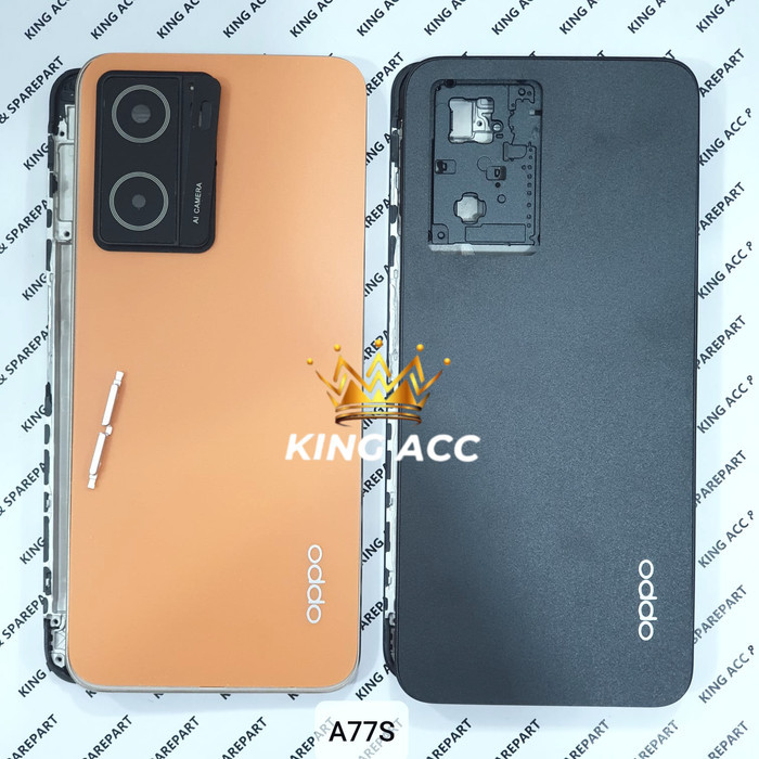 STOK TERBARU>>> KESING CASING HOUSING FULLSET OPPO A77S ORIGINAL <<<PROMO SALEE