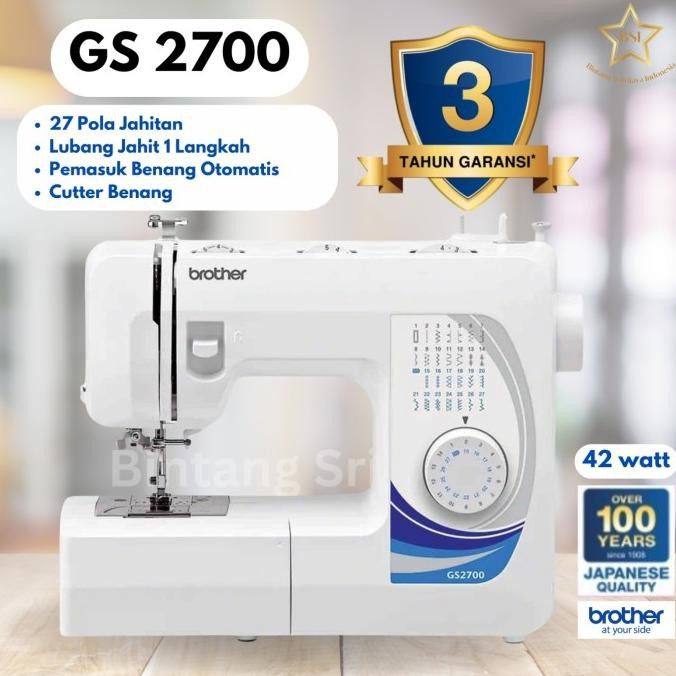 Mesin Jahit Brother Gs2700 Gs-2700 Gs 2700 (Portable Multifungsi)