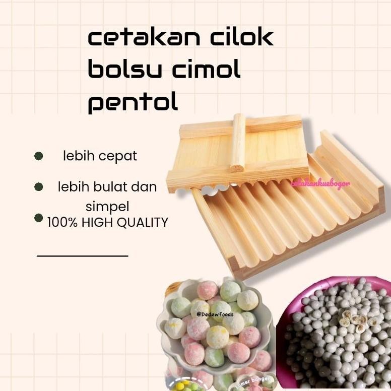 VIRAL cetakan Boba,bola susu ,kue bulat , keciput,pentol,Aci,cilok,bakso, pil jamu bulat ,pelet ikan