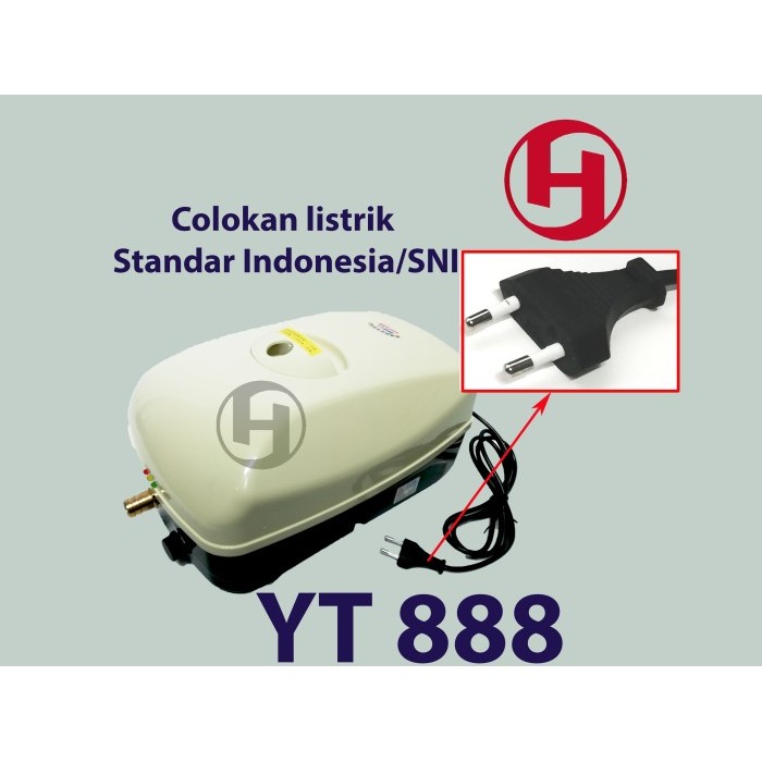 Original Sunsun Yt-888 Acdc Air Pump Aquarium Kolam