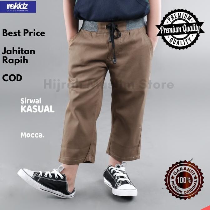 Terbaik Celana Sirwal Anak Pria Muslim Original Rosal - Sirwal Kasual Rokidz Berkualitas