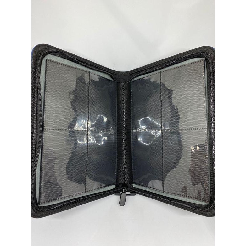 

BIG SALE ZB 4 POCKET WOVEN LEATHER ZIP BINDER ALBUM BLACK !!!!!