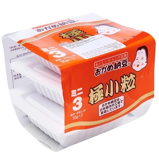 

PROMO! Okame Asaichiban Sacho San Natto Kotsubu Cup 3 Kedelai Jepang