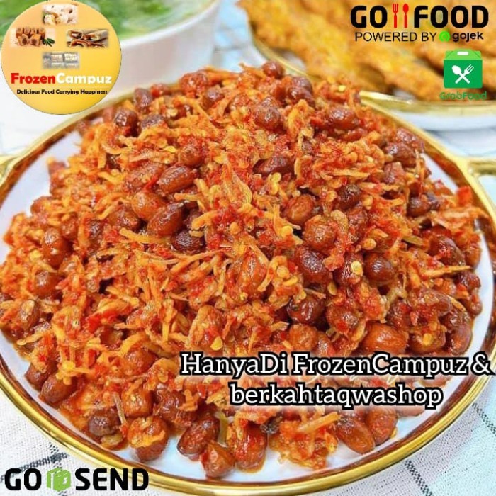 

TERLARIS! Teri Kacang Balado 250gr Teri Medan Kacang Balado/Teri Balado Kacang