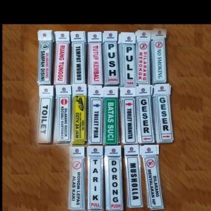 

PROMO! Akrilik Sign Ukuran 5cm x 20cm