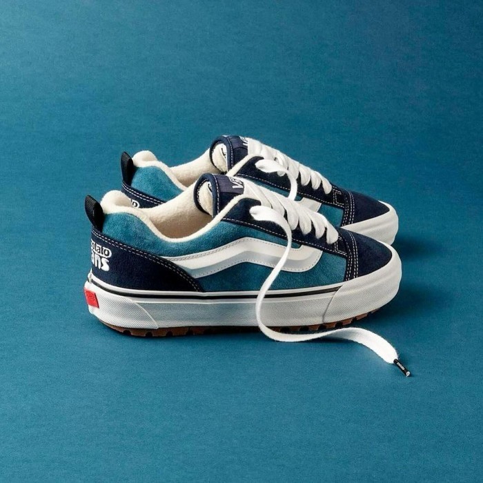 TERLARIS VANS KNU SKOOL MTE 1 LX IMRAN POTATO NAVY WHITE ORIGINAL