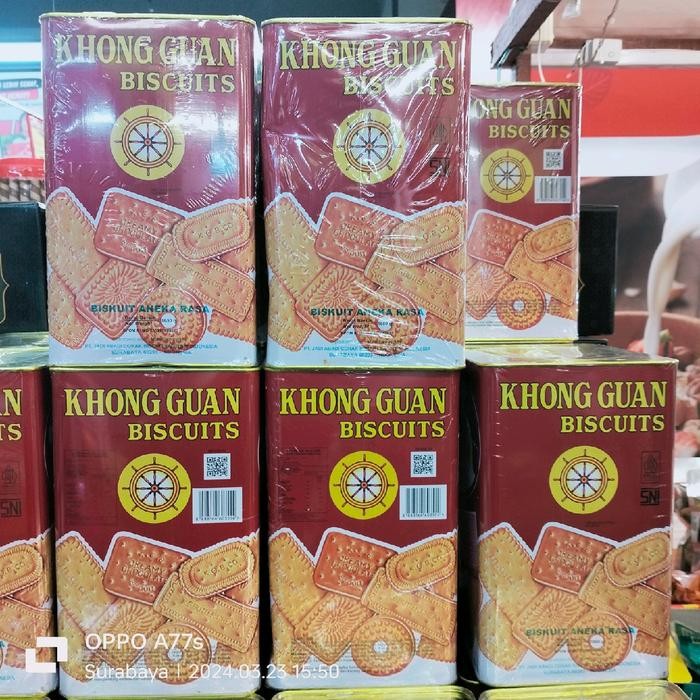 

Biskuit Kaleng Khong Guan 1600gr Camilan Biscuits