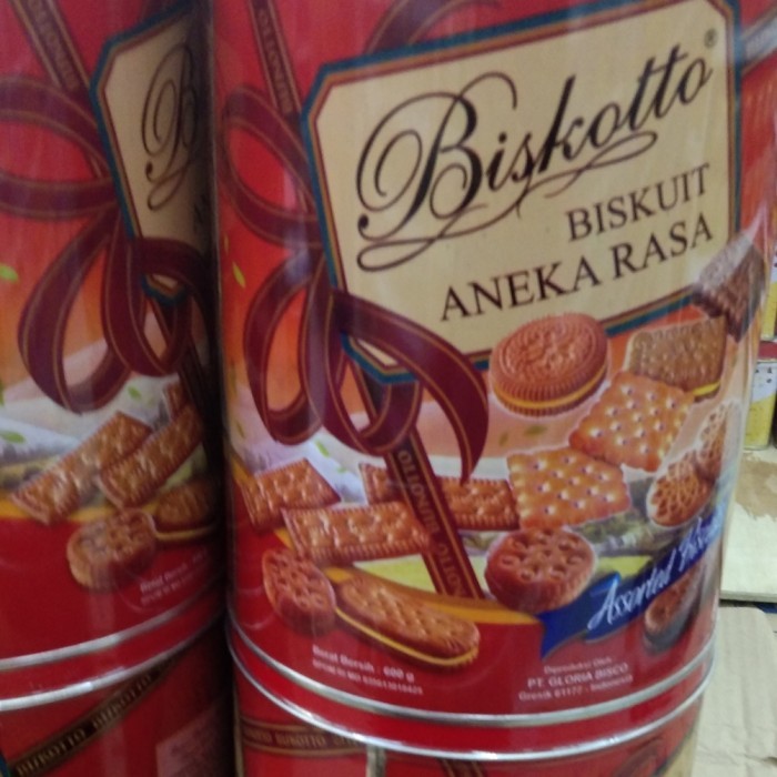

biskotto assorted 600 gram 1 karton isi 6