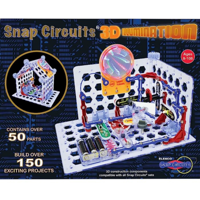 

TERLARIS! Snap Circuits 3D Illumination Electronic Exploration Kit