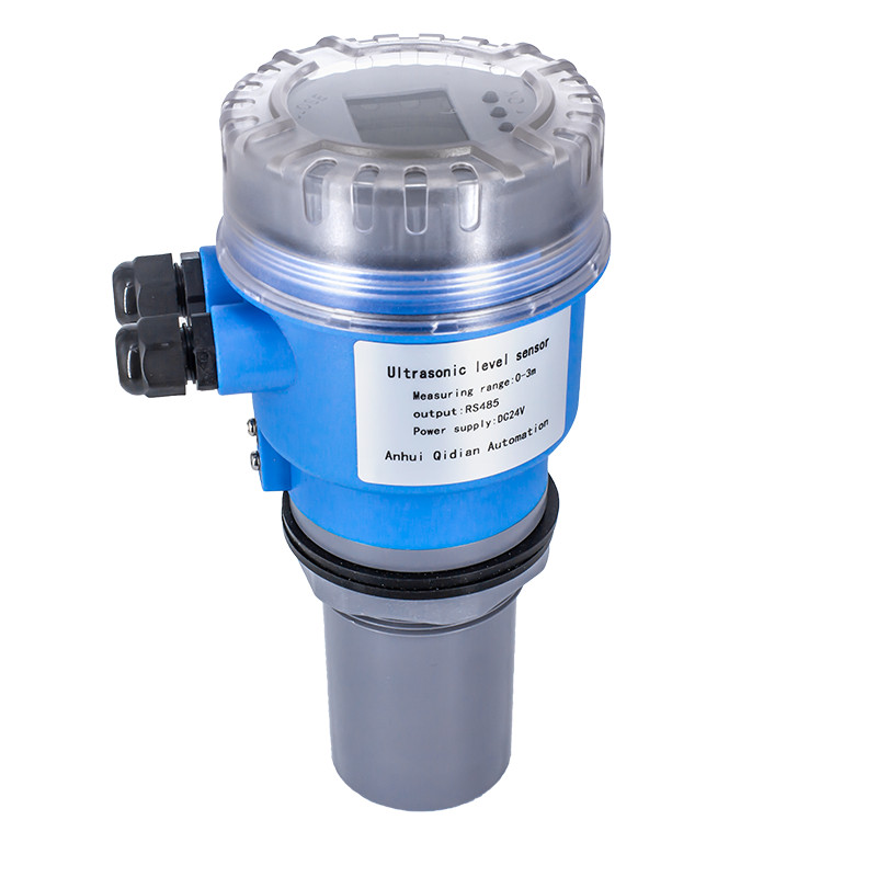 GUMO DC24V Power Supply Ultrasonic Level Sensor No Contact 4-20mA RS485 Output Ultrasonic Tank Water