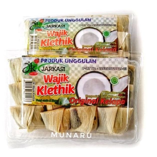 

Wajik Kletik Ketan Blitar Jarkasi Wajit Original Kelapa Premium