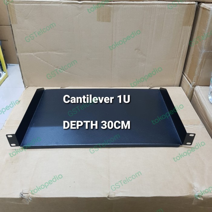 tatakan rack server 1u / shelf rack / cantilever 1u