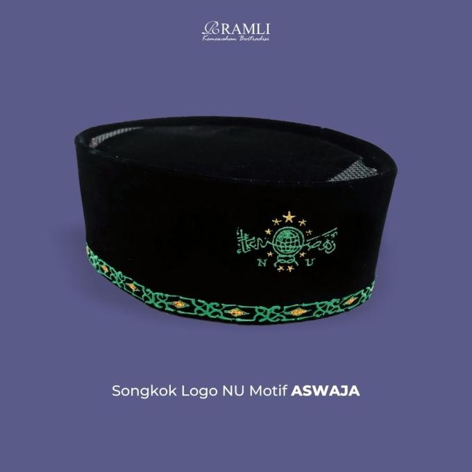 Diskon Kopiah Nu Songkok Peci Soga Lukis Motif Nu Aswaja