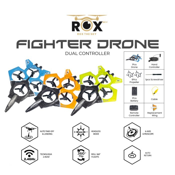 ROX Fighter Drone Dual Controller Original