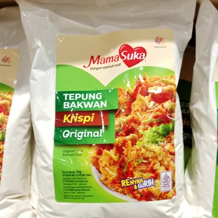 

Tepung bakwan / mama suka / krispi / original / 1 kg